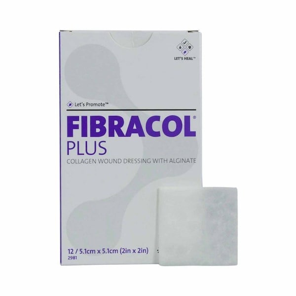 Fibracol Plus Collagen Dressing 2 X 2 Inch Square Sterile, 72PK 2981 - main
